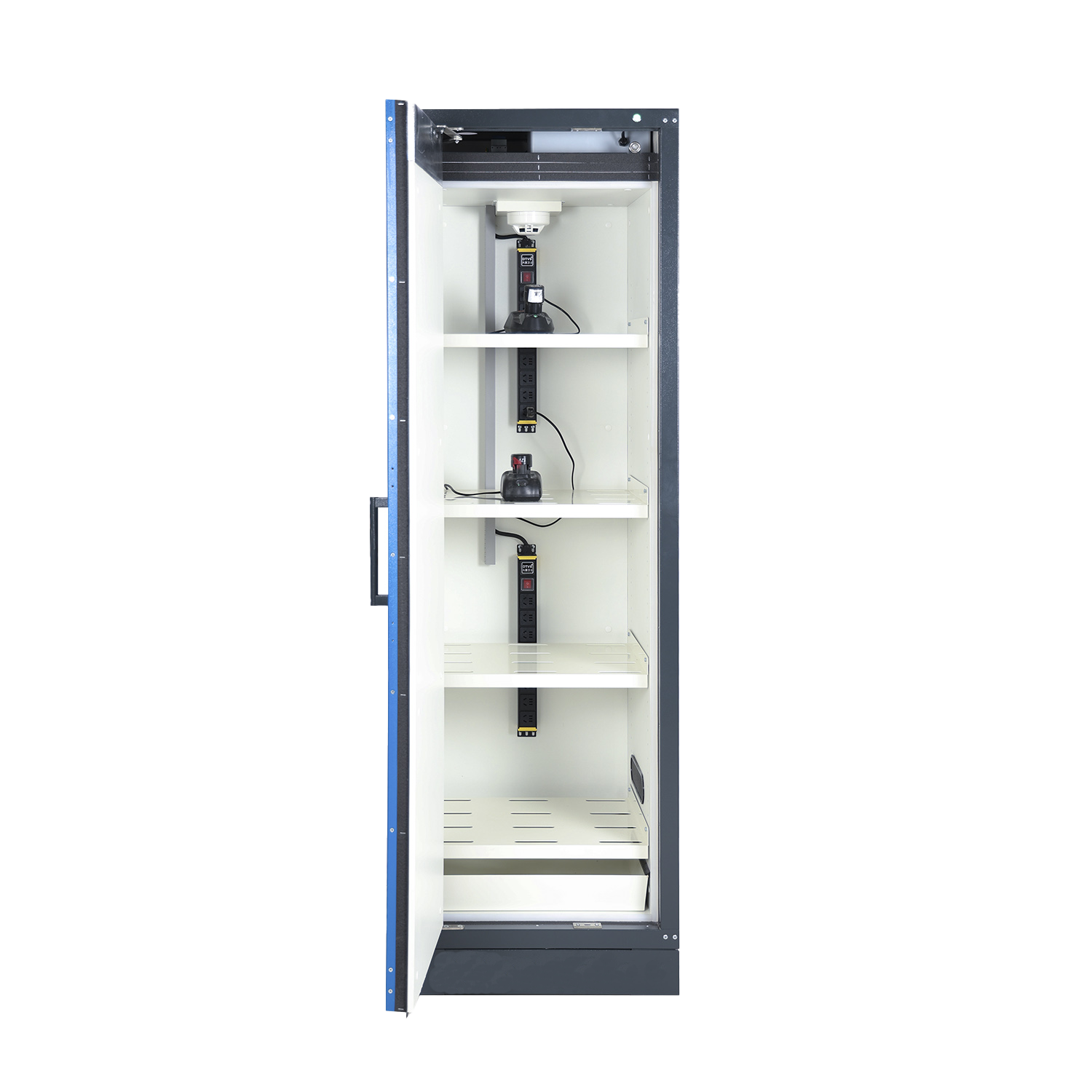 Feuerbeständiger Batterieladeschrank nach Norm EN 14470-1